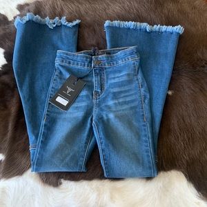 Lucky and Blessed L&B girls flare jeans